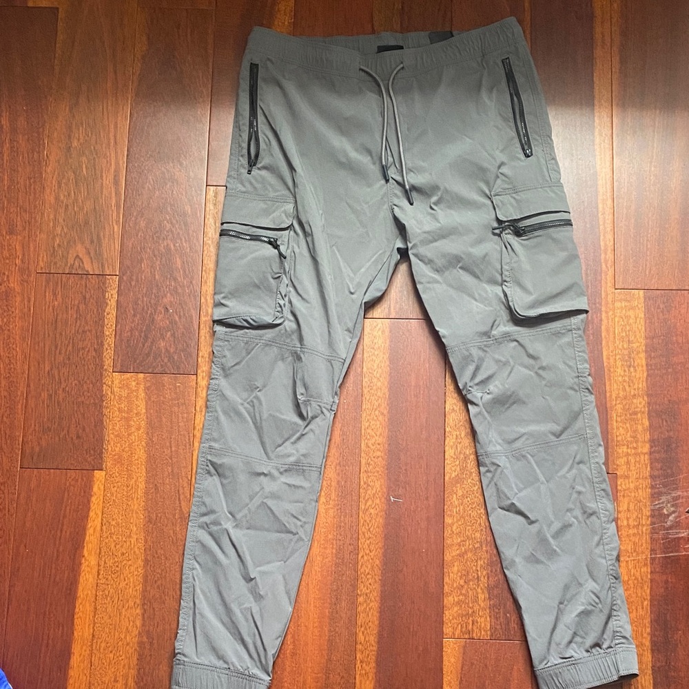 H&M Men's Charcoal Cargo Pants